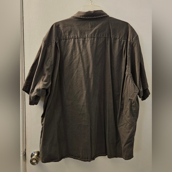 Wrangler Men's Charcoal Button Down Shirt - Picture 2 of 4